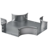 Х-образный ответвитель кабельного лотка 100х100 мм