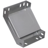 Вертикальный поворот кабельного лотка 45° внутренний 100х100 мм