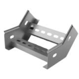 Вертикальный поворот лестничного лотка 45° внутренний 300х100х1.2 мм