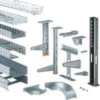 Кабельные лотки и комплектующие - фото